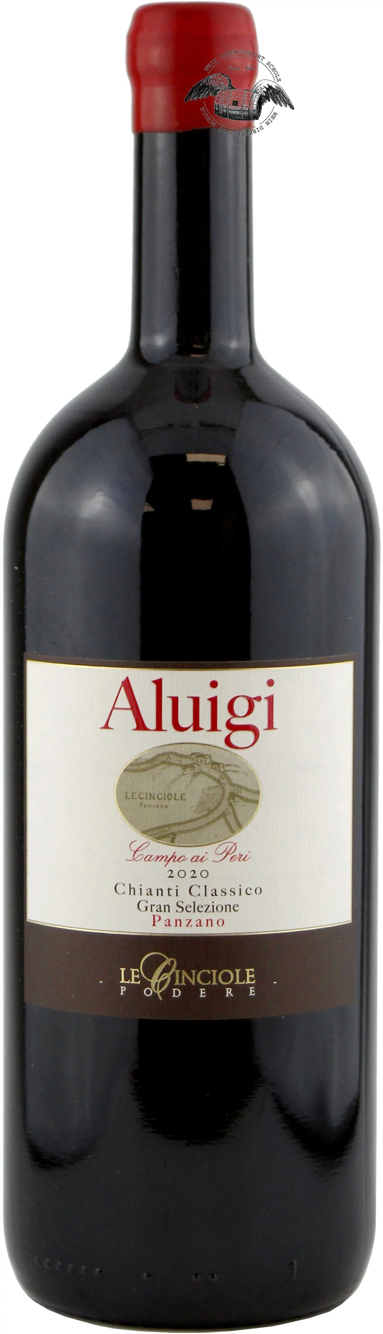2020 Chianti Classico Gran Selecione Aluigi Magnum in Schwarz - Vorderansicht