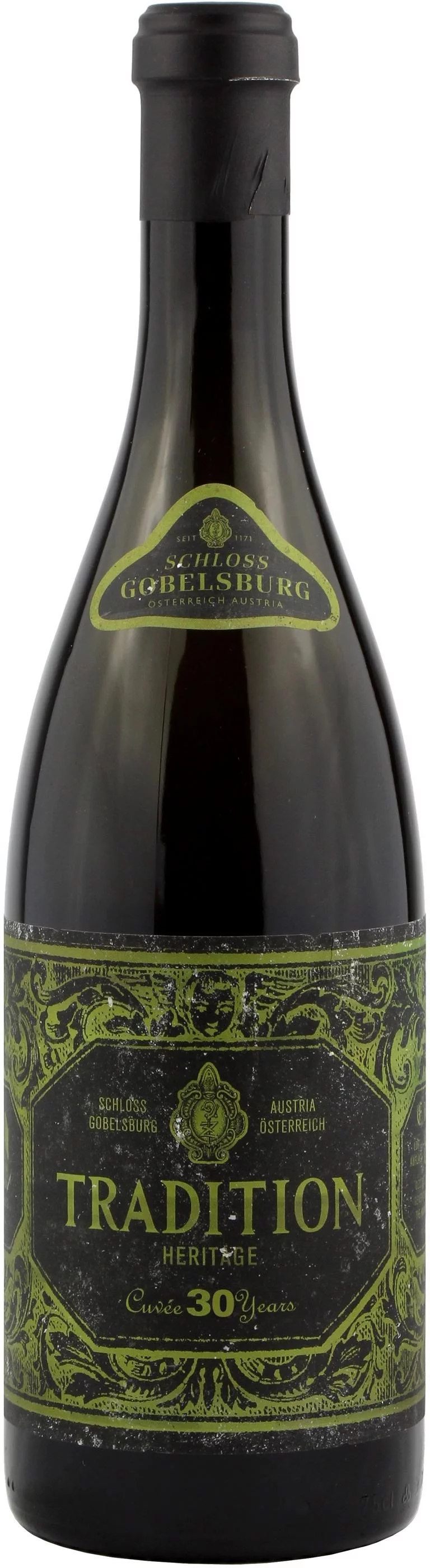 Edition 855 Tradition Heritage 30 Jahre Flasche in Schwarz-Grün - Vorderansicht