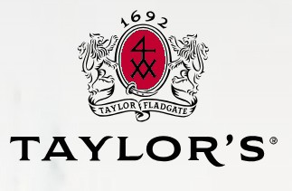 Taylor's Logo in Rot und Schwarz - Draufsicht
