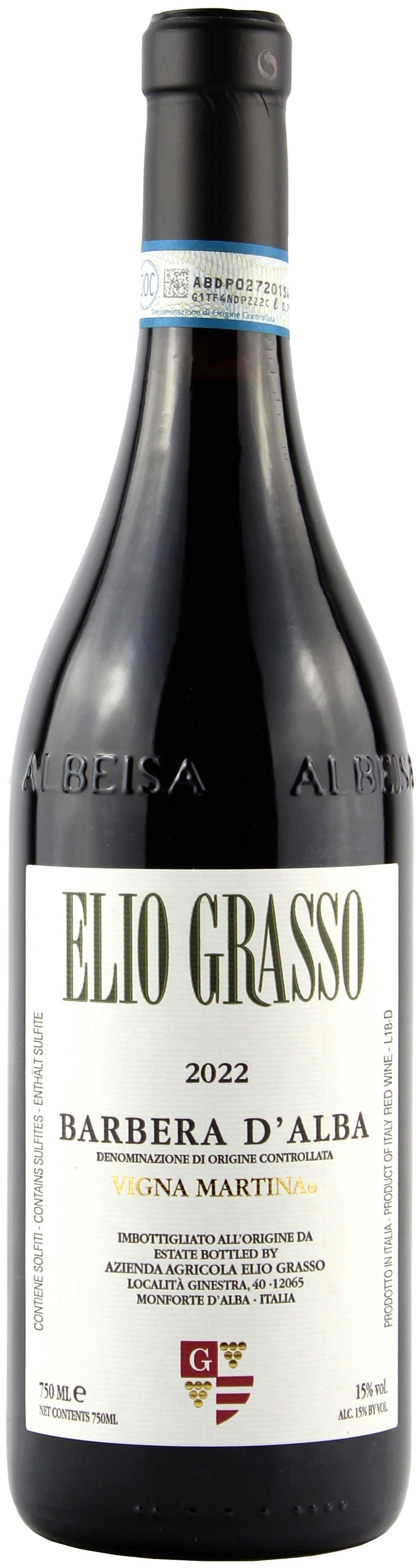 2022 Barbera d'Alba 'Vigna Martina'