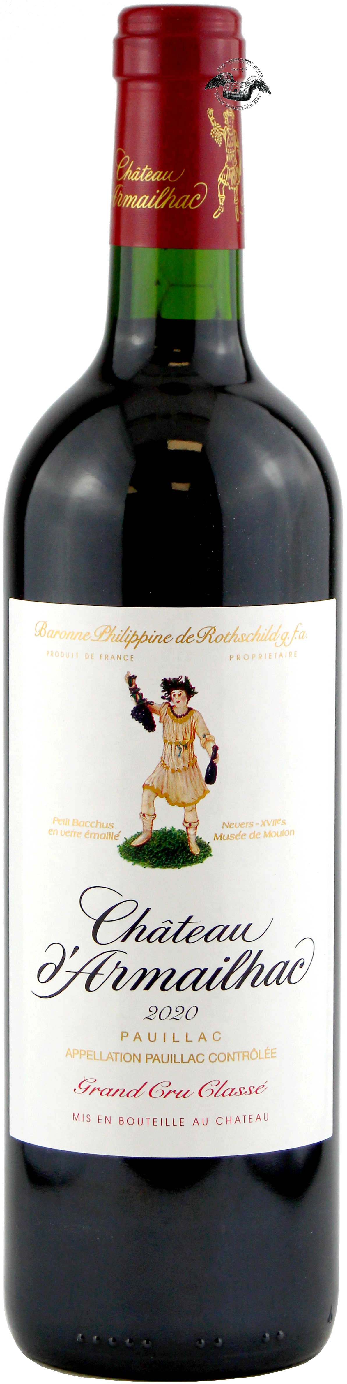 2020 Château d'Armailhac, Rotwein, Pauilac, Bordeaux, Frankreich