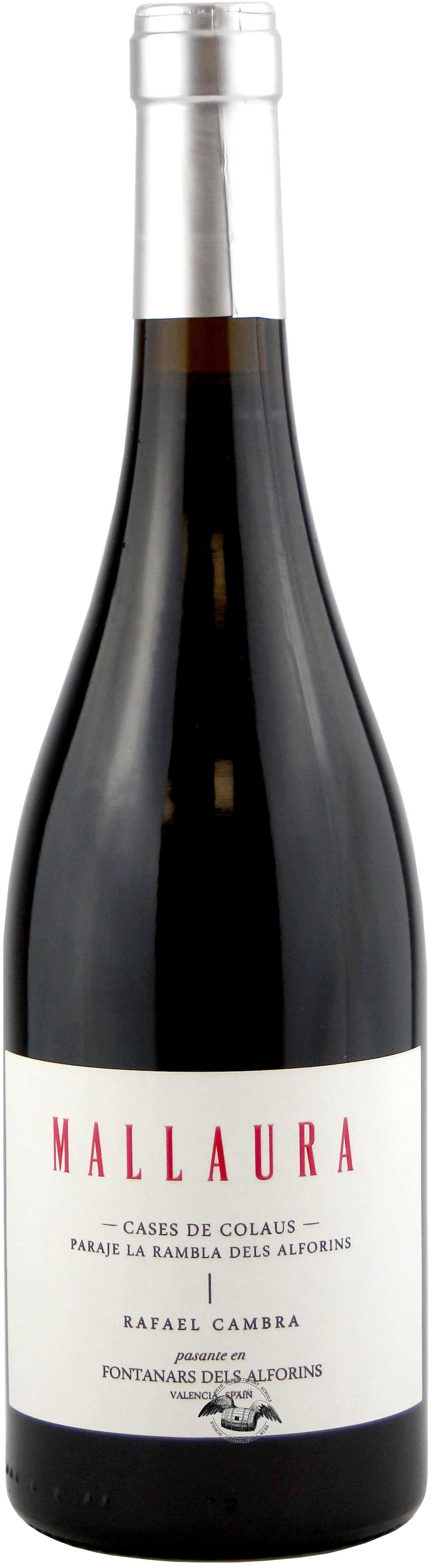 2023 Mallaura Tinto, Cases de Colaus, Paraje La Rambla Dels Alforins