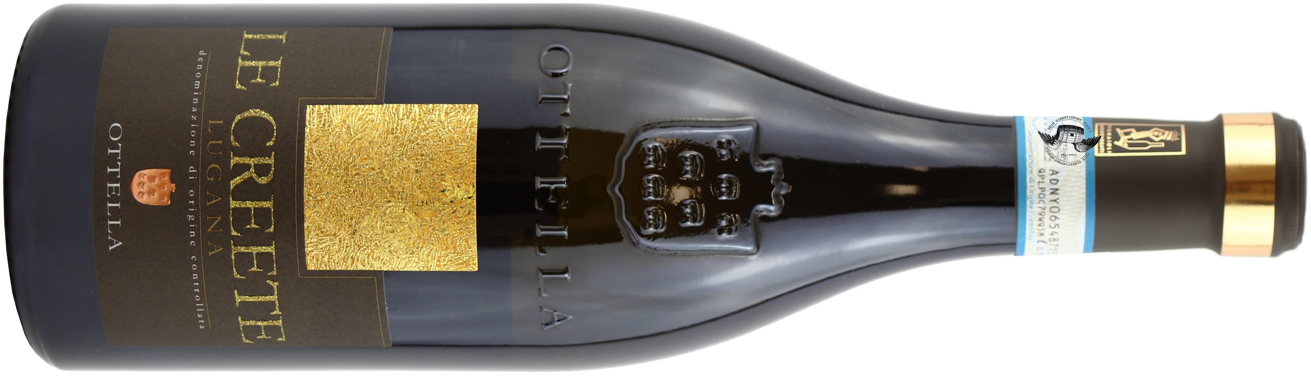 Ottella 2025 Lugana DOC Le Creete Flasche in Schwarz - Vorderansicht