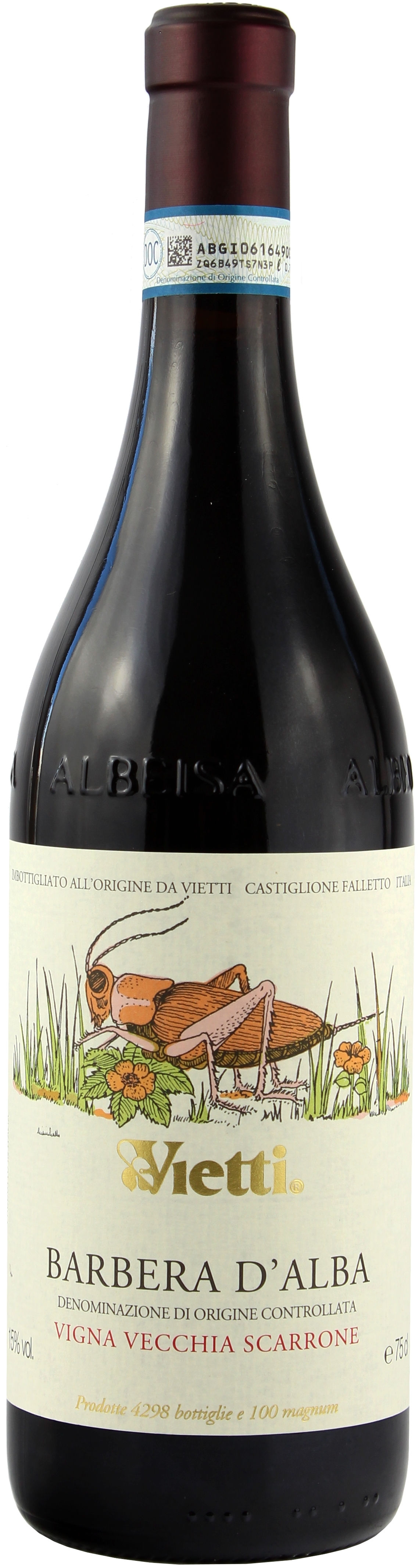 2018 Barbera d'Alba Scarrone Vigna Vecchia, Vietti