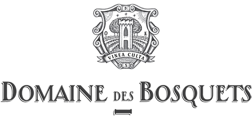 Domaine des Bosquets Logo Schwarz - Frontansicht