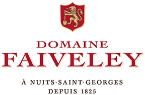 Domaine Faiveley Logo in Rot - Frontansicht