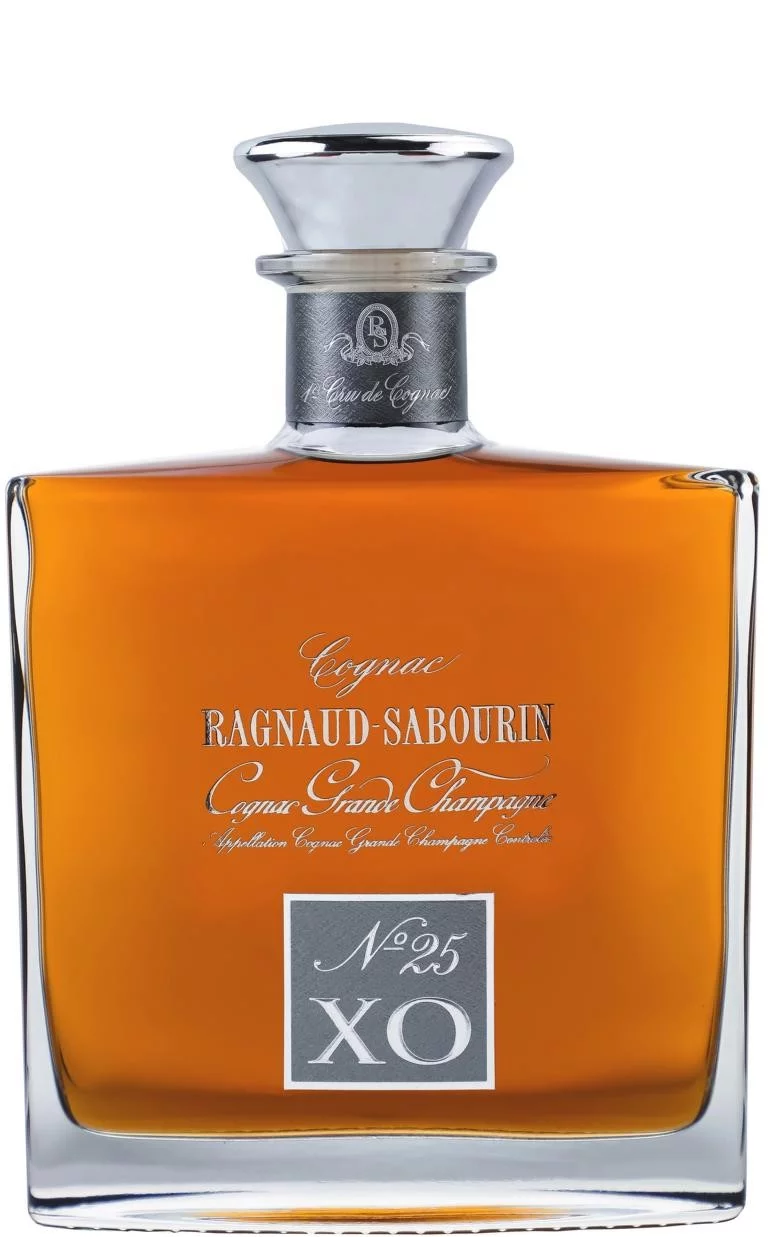 Cognac X.O. N°25 von Ragnaud Sabourin in Bernstein - Vorderansicht