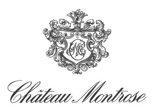 Château Montrose Logo in Schwarzweiß - Frontalansicht