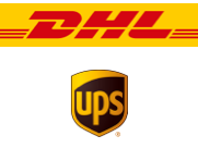 Versandarten DHL und UPS
