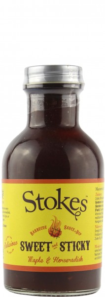 Stokes Sauces - Sweet & Sticky Barbecue Sauce & Dip 250 ml, Stokes